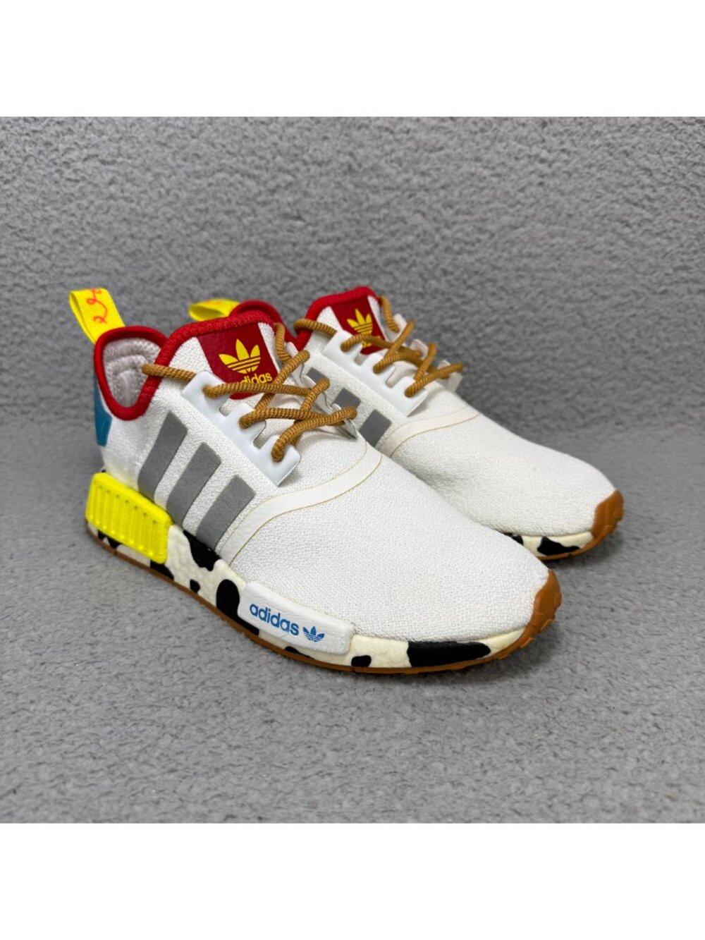 Adidas Toy Story NMD R1 Kids 5.5 Shoe White Sheriff Woody Sneaker Youth Boys Men